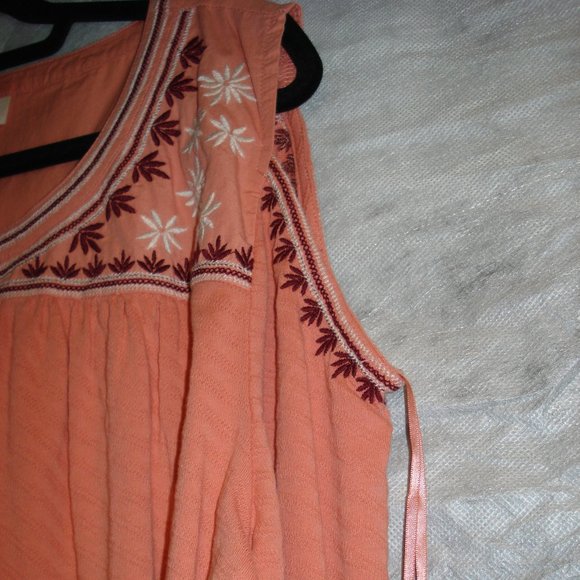 Style & Co Embroidered Cold-Shoulder Top - Picture 3 of 5